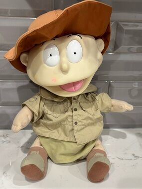 Vintage 1998 Tommy Pickles Safari Talking  Singing Rugrats Doll 17”Tested Works